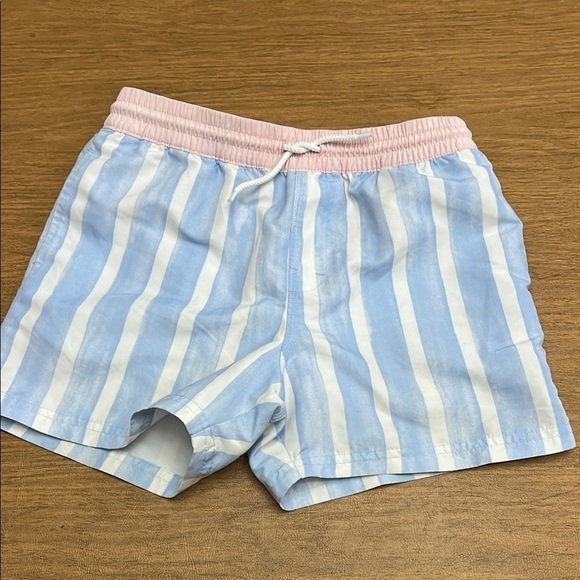 The Beaufort Bonnet Company Other - The Beaufort Bonnet Company Sea Wall Stripe Turtle Bay Swim Trunks size 10 boys